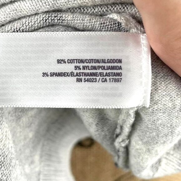 Cardigan Grey Animal Print Leopard Long Sleeve Button Front Size Small - Picture 5 of 7